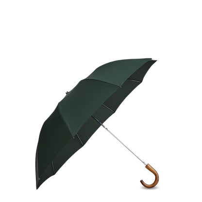 Fox Umbrellas Green Telescopic Maple Handle Umbrella Feature