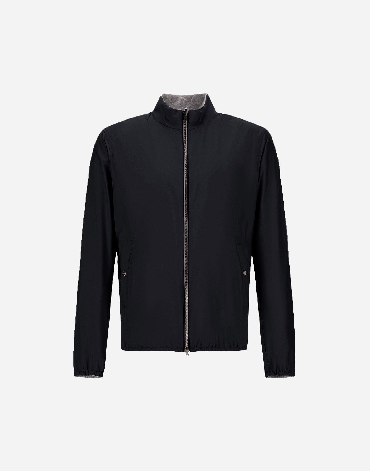 Navy/Grey Nylon Viscose Reversible Millionaire Jacket