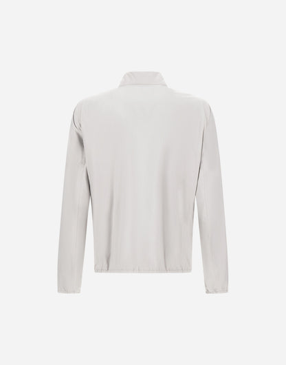 Grey Pearl Nylon/Viscose Reversible Millionaire Jacket