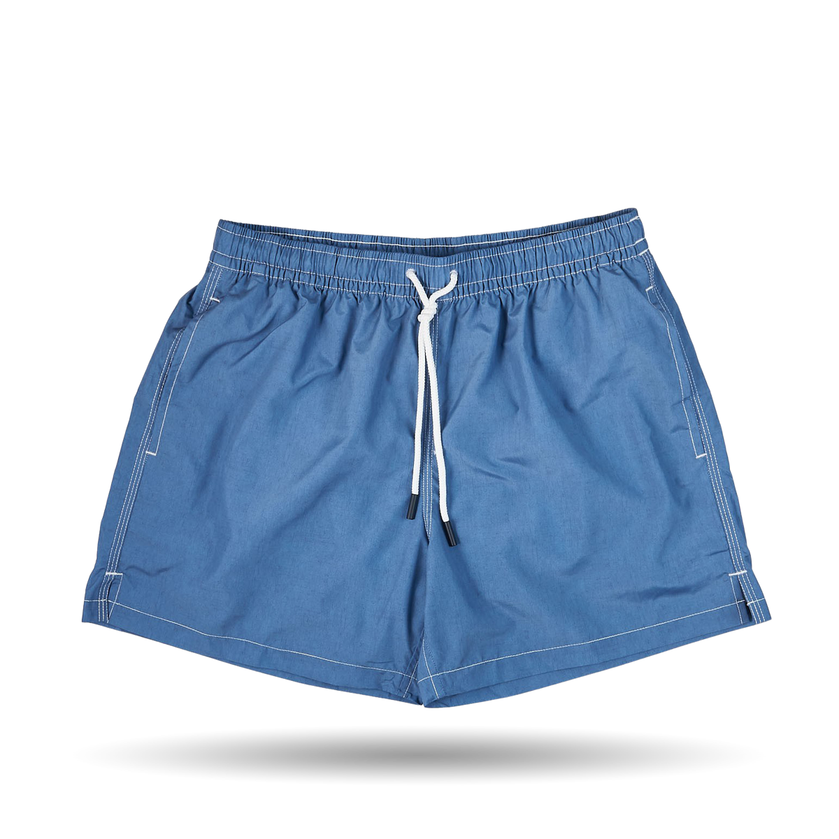 Gran Sasso Blue Melange Recycled Microfiber Swimshorts Front