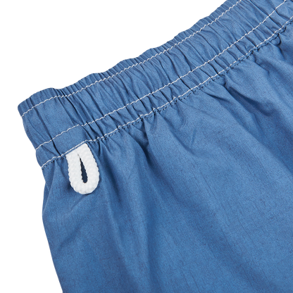 Gran Sasso Blue Melange Recycled Microfiber Swimshorts Hook