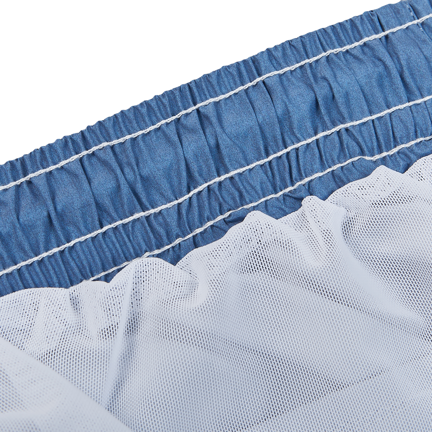 Gran Sasso Blue Melange Recycled Microfiber Swimshorts Inside