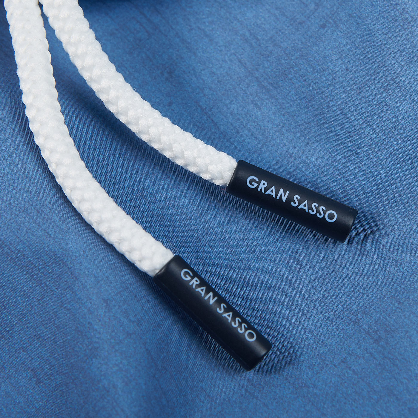 Gran Sasso Blue Melange Recycled Microfiber Swimshorts Strap