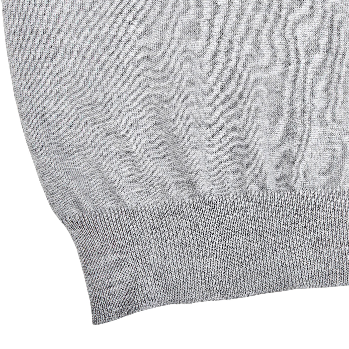 Gran Sasso GreLight Grey Extra Fine Merino Roll NeckyTurtle Edge