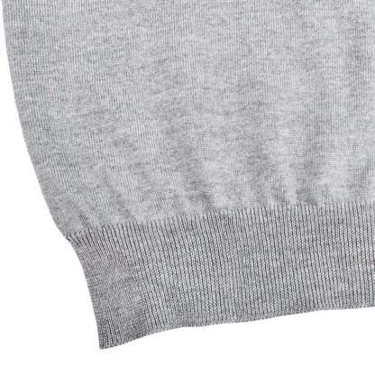 Gran Sasso GreLight Grey Extra Fine Merino Roll NeckyTurtle Edge