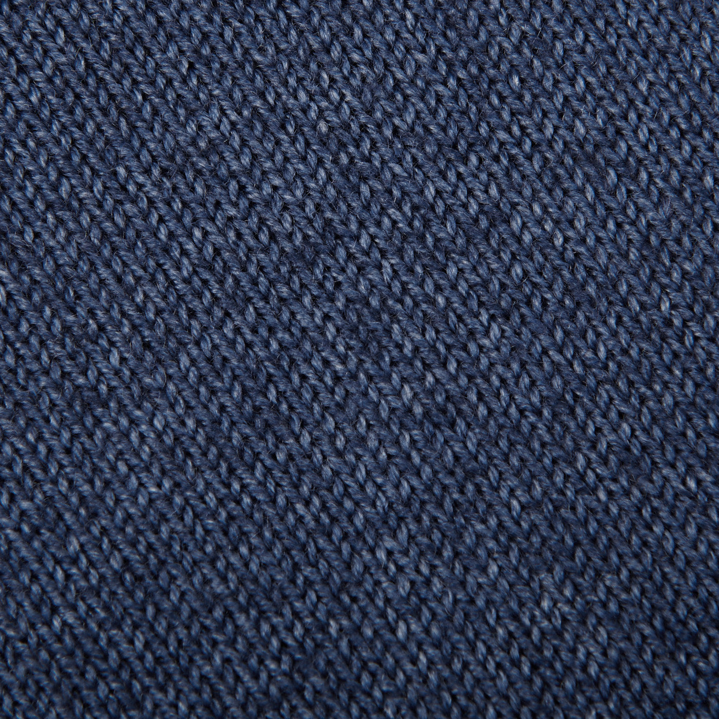 Gran Sasso Indigo Blue Vintage Wool Crewneck Sweater Fabric