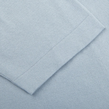 Gran Sasso Mint Green Fresh Cotton Bowling Shirt Cuff