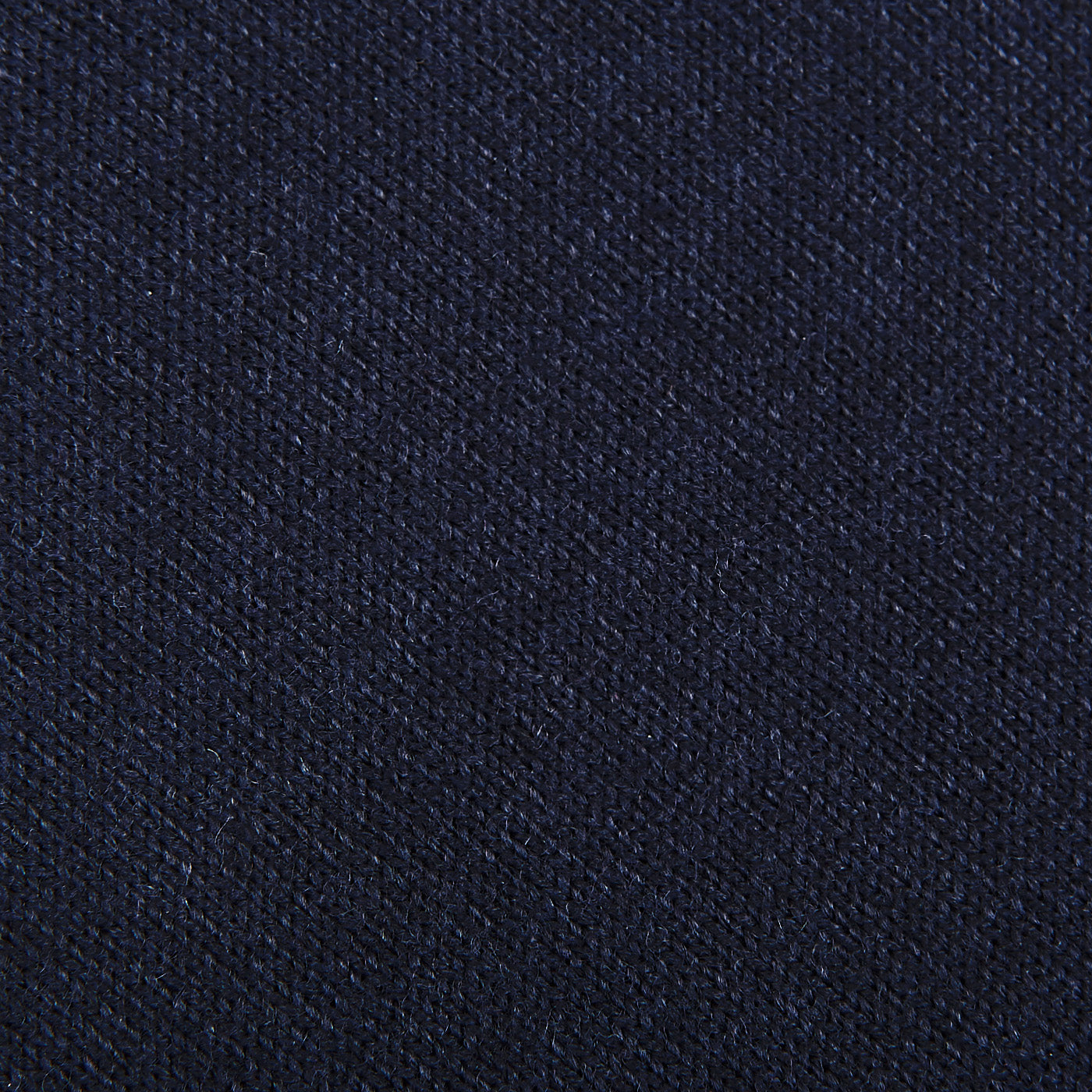 Close-up of the Gran Sasso Navy Blue Extra Fine Merino Wool Rollneck, highlighting its textured woven pattern.