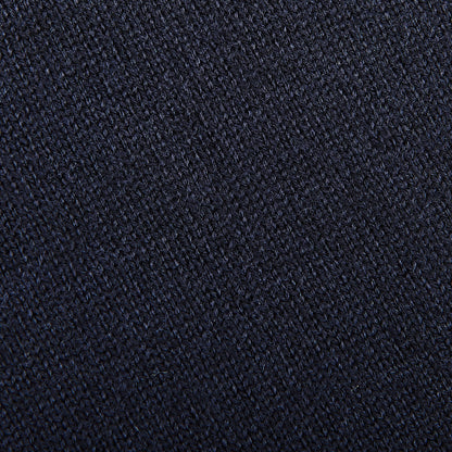 Gran Sasso Navy Extra Fine Merino Wool Vest Fabric