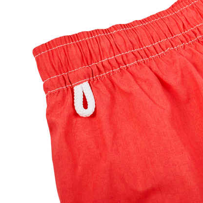 Gran Sasso Solid Red Recycled Microfiber Swimshorts Hook