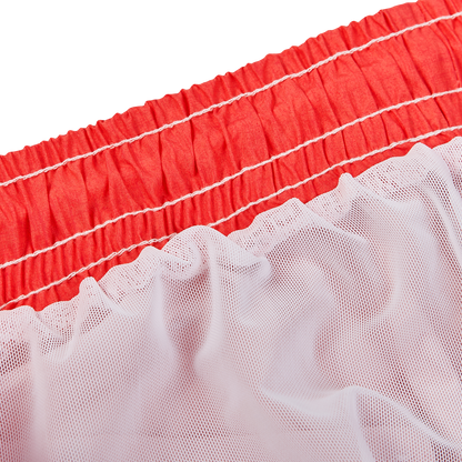 Gran Sasso Solid Red Recycled Microfiber Swimshorts Inside