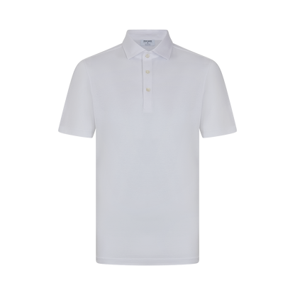 White Filo Scozia Polo