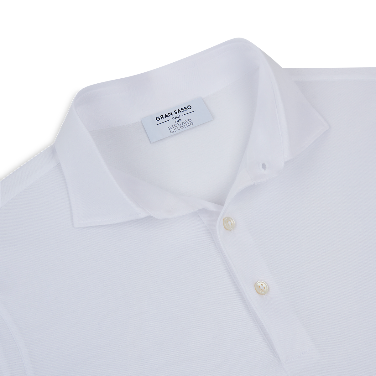 White Filo Scozia Polo