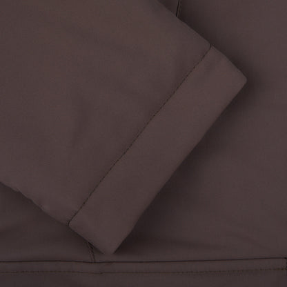 Herno Dark Brown Technical Nylon Field Jacket Cuff
