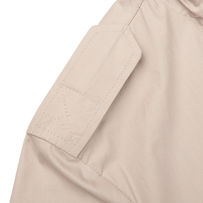 Herno Natural Beige Light Cotton Field Jacket Patch