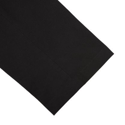Hiltl Black Cotton Stretch Regular Fit Chinos Cuff
