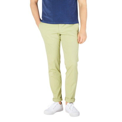 Hiltl Bright Green Cotton Stretch Slim Chinos Front