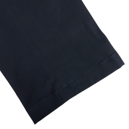 Hiltl Navy Blue Cotton Stretch Regular Fit Chinos Cuff