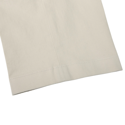 Hiltl Stone Beige Cotton Stretch Regular Fit Chinos Cuff