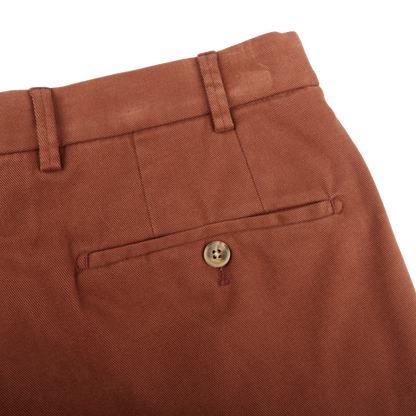 Hiltl Terracotta Cotton Stretch Regular Fit Chinos Pocket