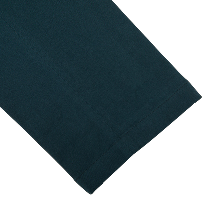 A close up of Hiltl Airforce Blue Cotton Stretch Regular Fit Chinos.