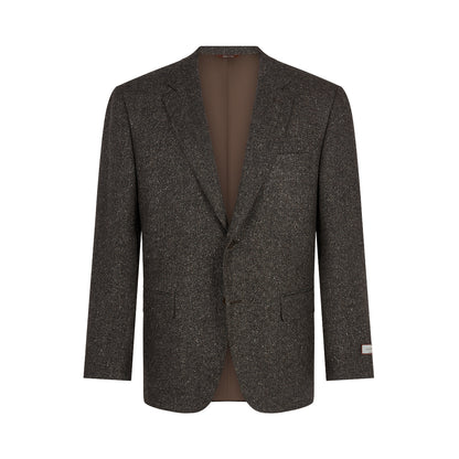 Brown/Grey Wool Donegal Blazer