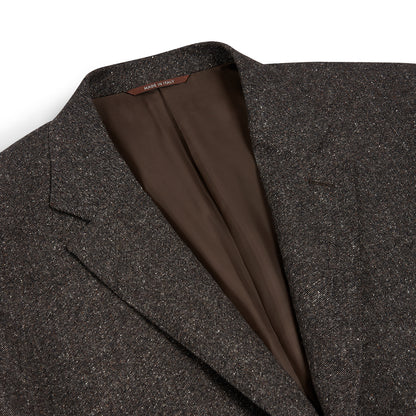 Brown/Grey Wool Donegal Blazer