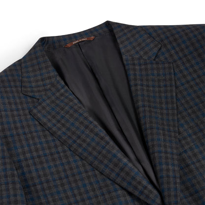 Grey Gunclub Check Blazer