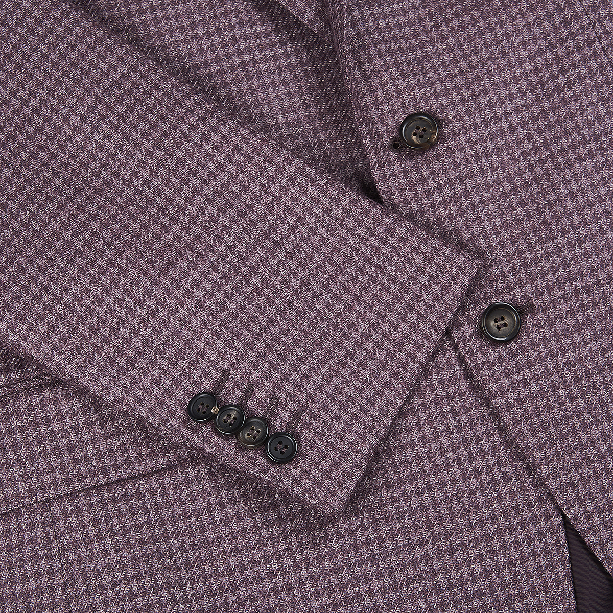 Lilac Houndstooth Wool/Silk Blazer
