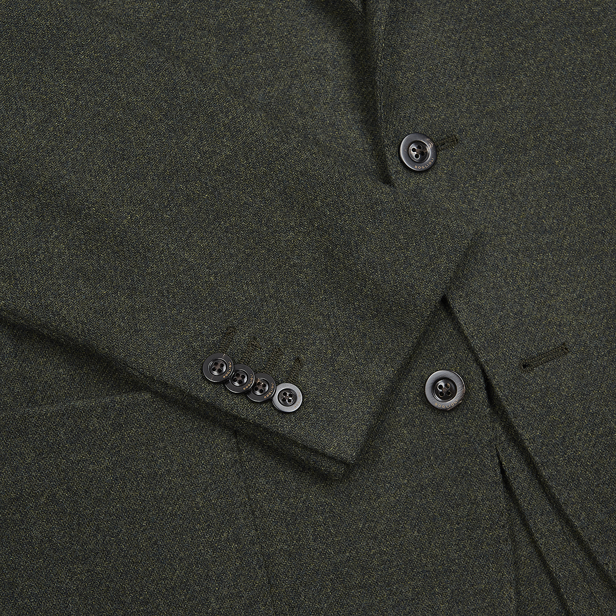 Olive Wool Cashmere Unstructured K Jacket
