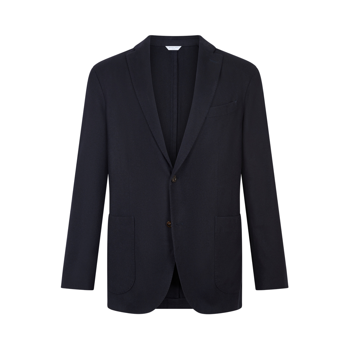 Navy Hopsack Unstructured K Jacket