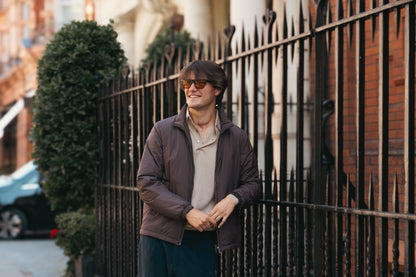 Brown Nylon Blouson