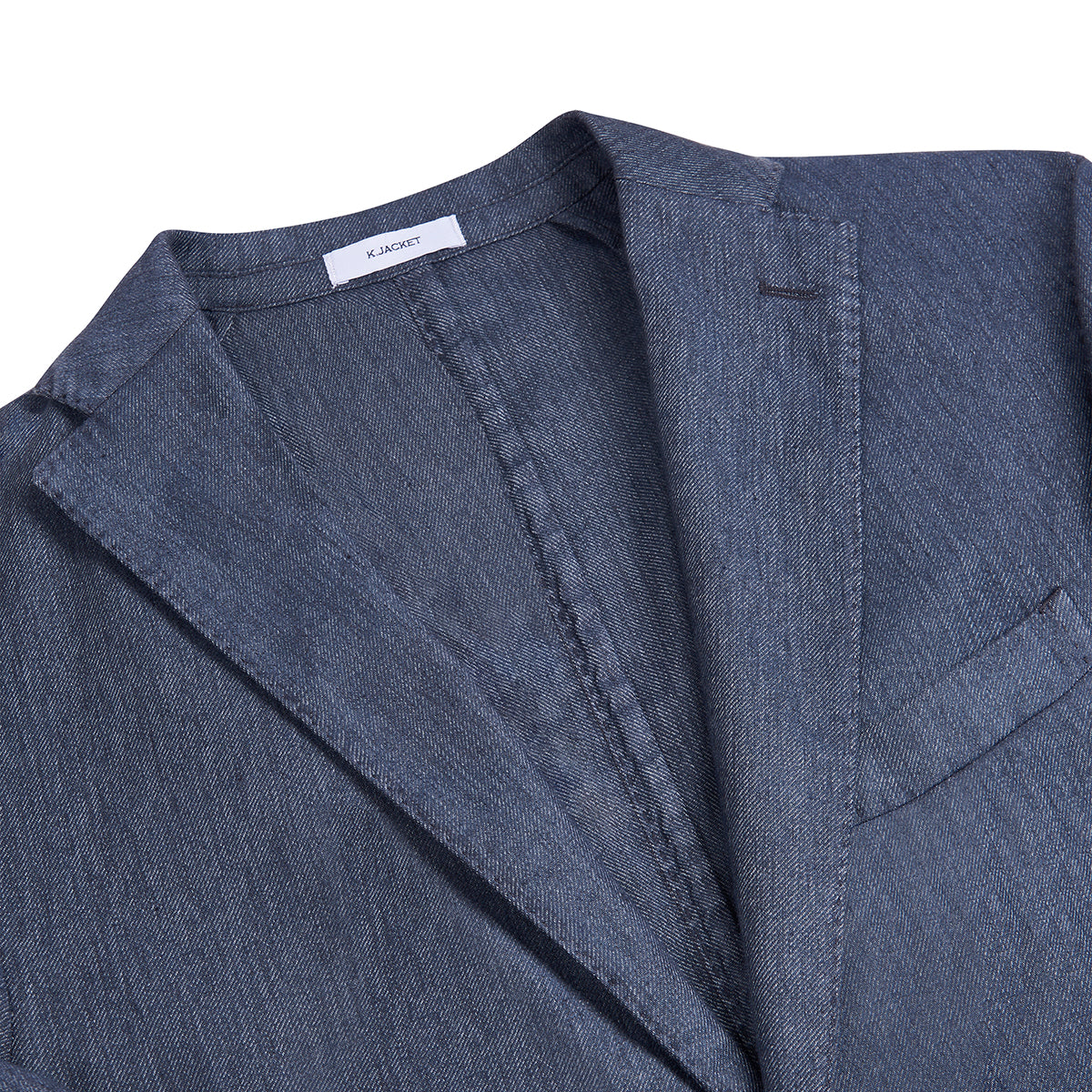 Navy Cotton/Linen Blend K Jacket