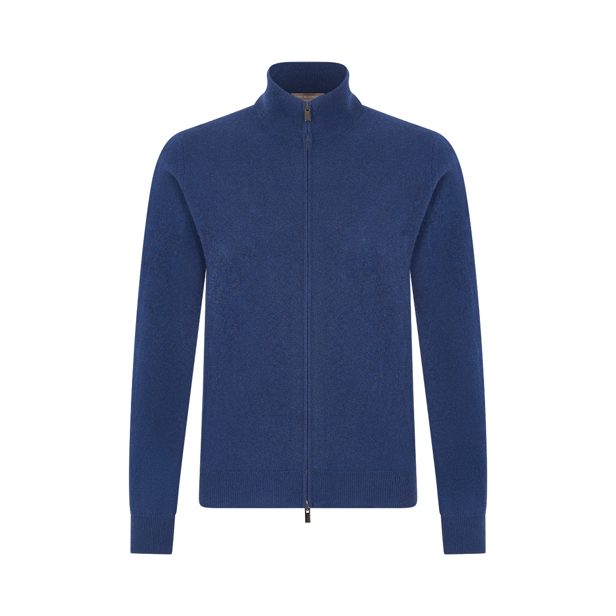 Navy Cashmere Full Zip Cardigan