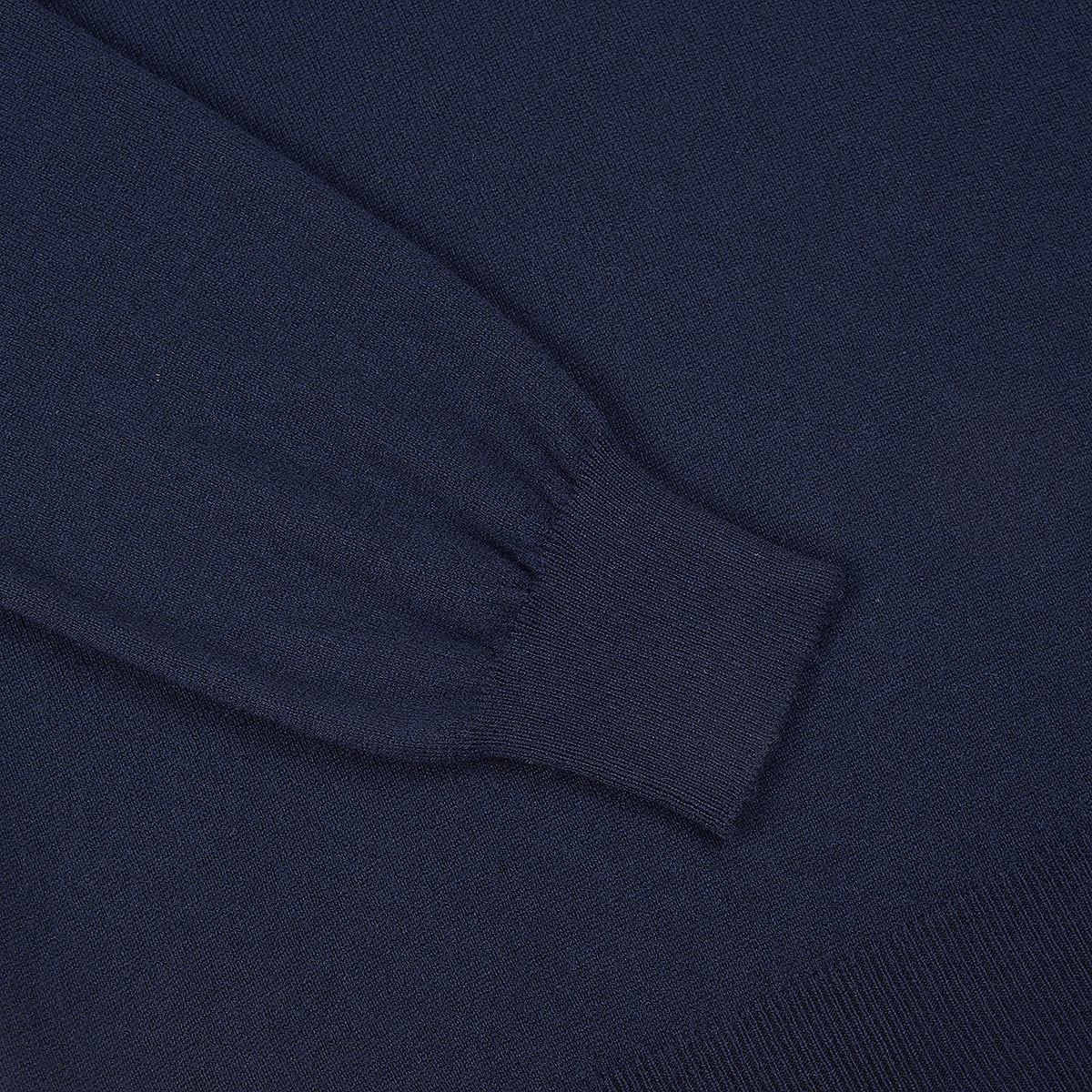 Navy Cashmere 1/4 Zip Sweater