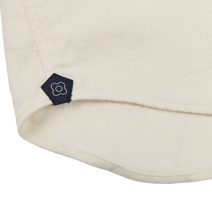 Lardini Cream White Cotton Flannel Western Edge