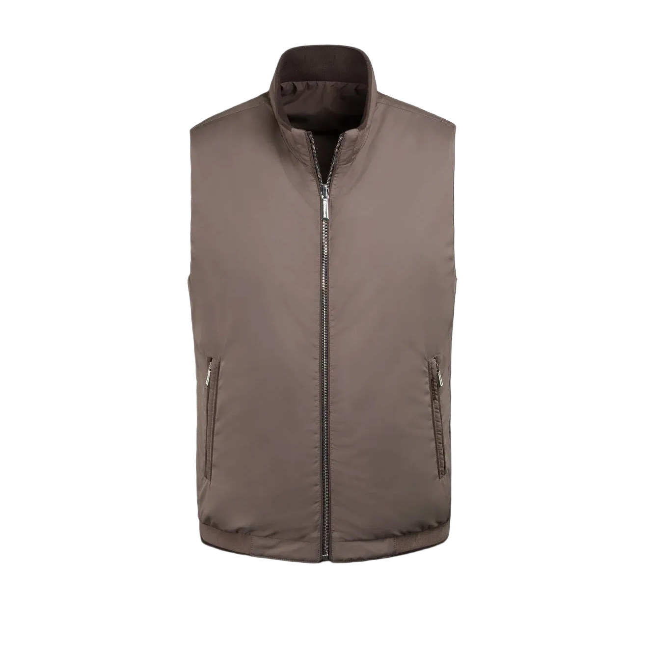 Taupe Visone Nylon Fioresi Gilet