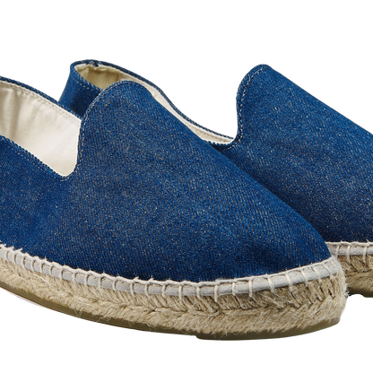 Manebi Dark Jeans San Francisco Denim Espadrilles Detail