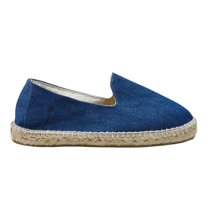 Manebi Dark Jeans San Francisco Denim Espadrilles Side