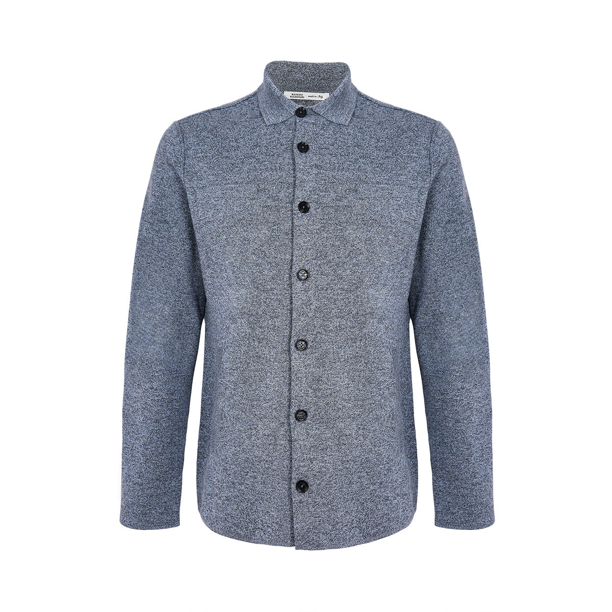Steel Blue Milano Knit Overshirt