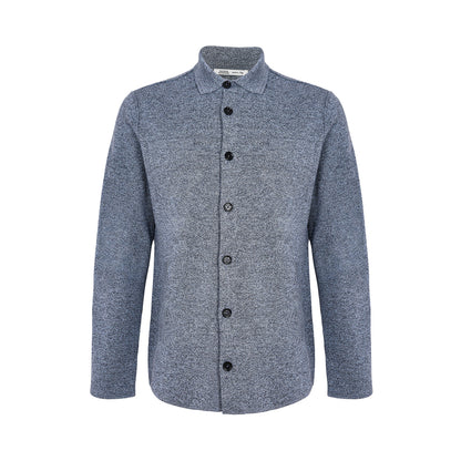 Steel Blue Milano Knit Overshirt