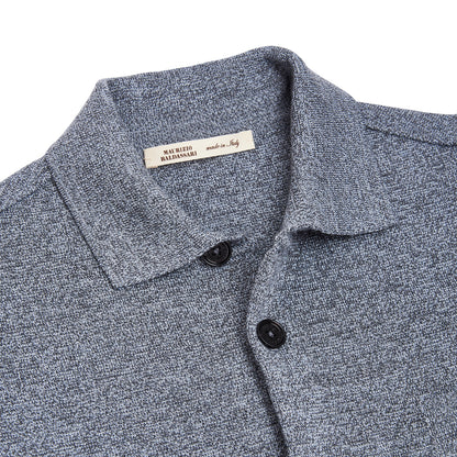 Steel Blue Milano Knit Overshirt