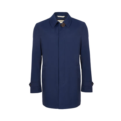 Navy Blue LP Storm System Wool Coat