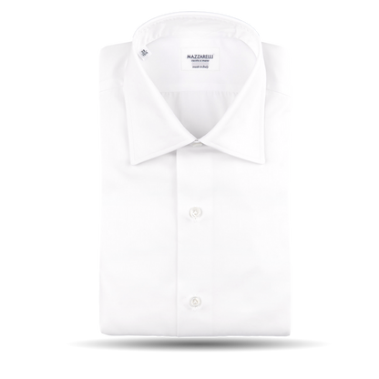 Mazzarelli-White-Cutaway-Regular-Fit-Shirt-Front