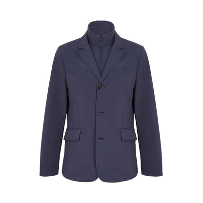Navy Blue Nylon Waterproof Jacket