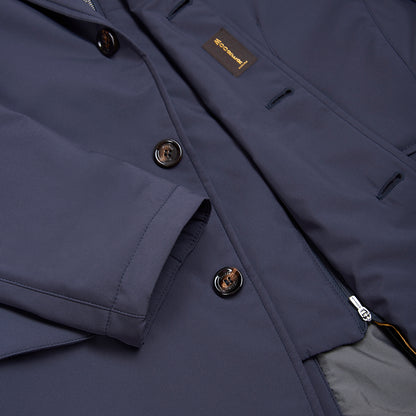Navy Blue Nylon Waterproof Jacket