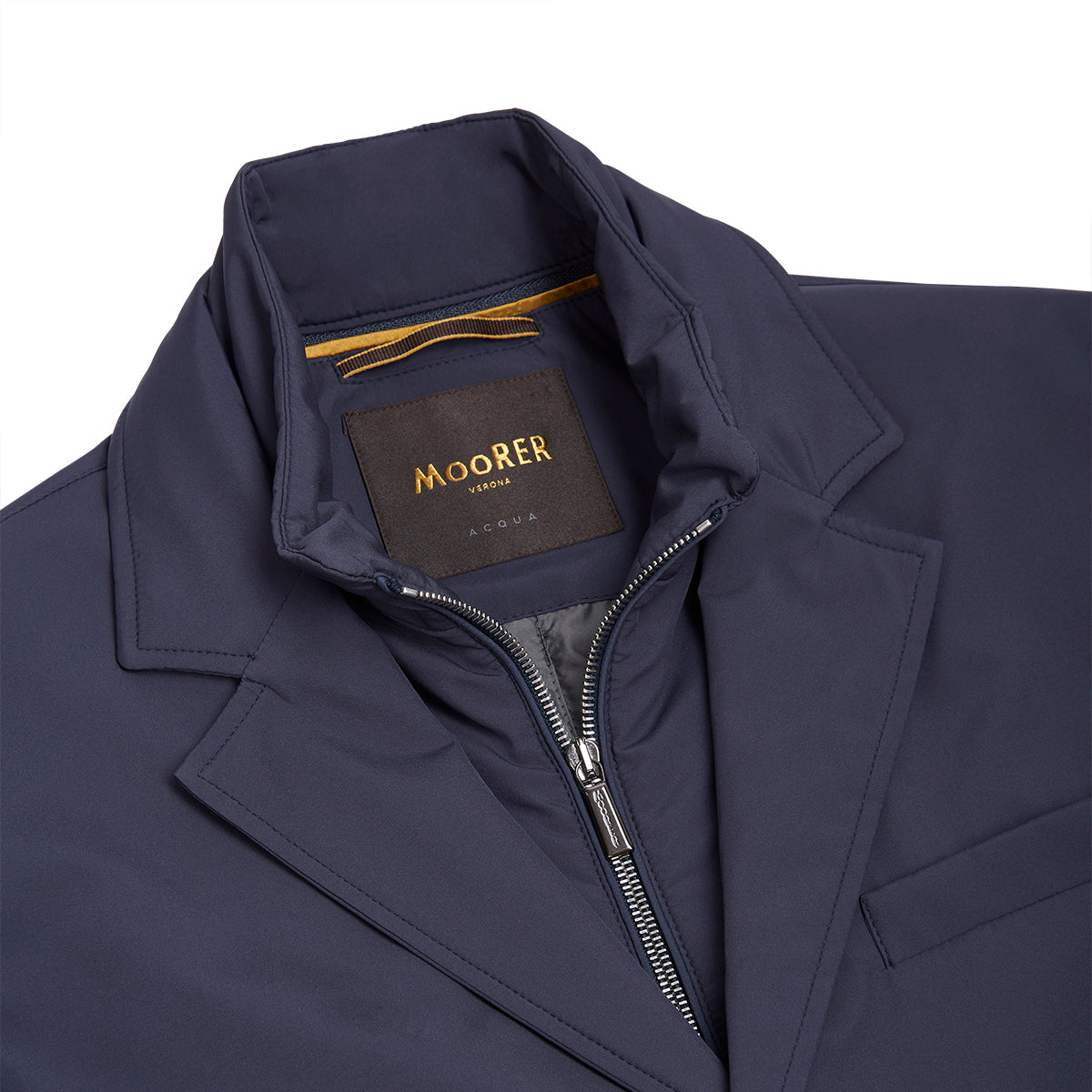 Navy Blue Nylon Waterproof Jacket