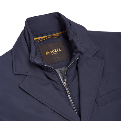 Navy Blue Nylon Waterproof Jacket