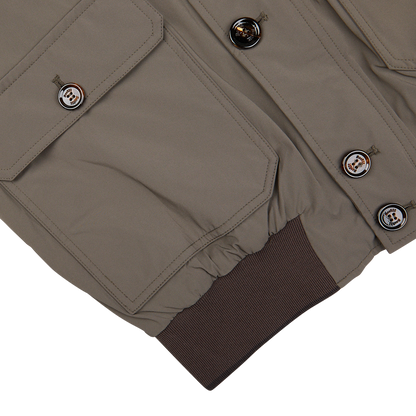 Olive Green Technical Nylon Blouson