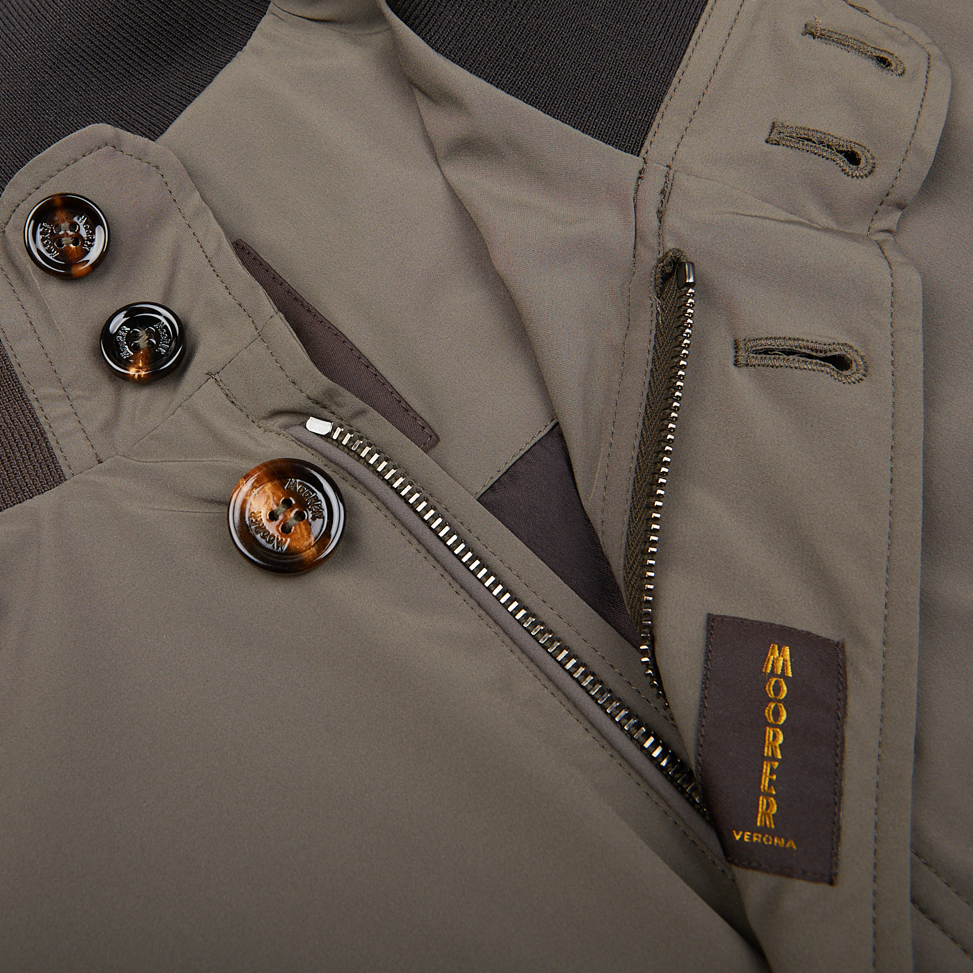 Olive Green Technical Nylon Blouson